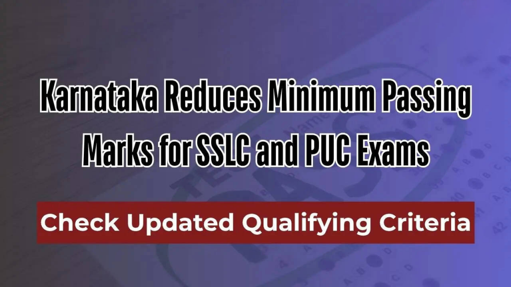 Karnataka Reduces SSLC & 2nd PUC Passing Marks to 33%